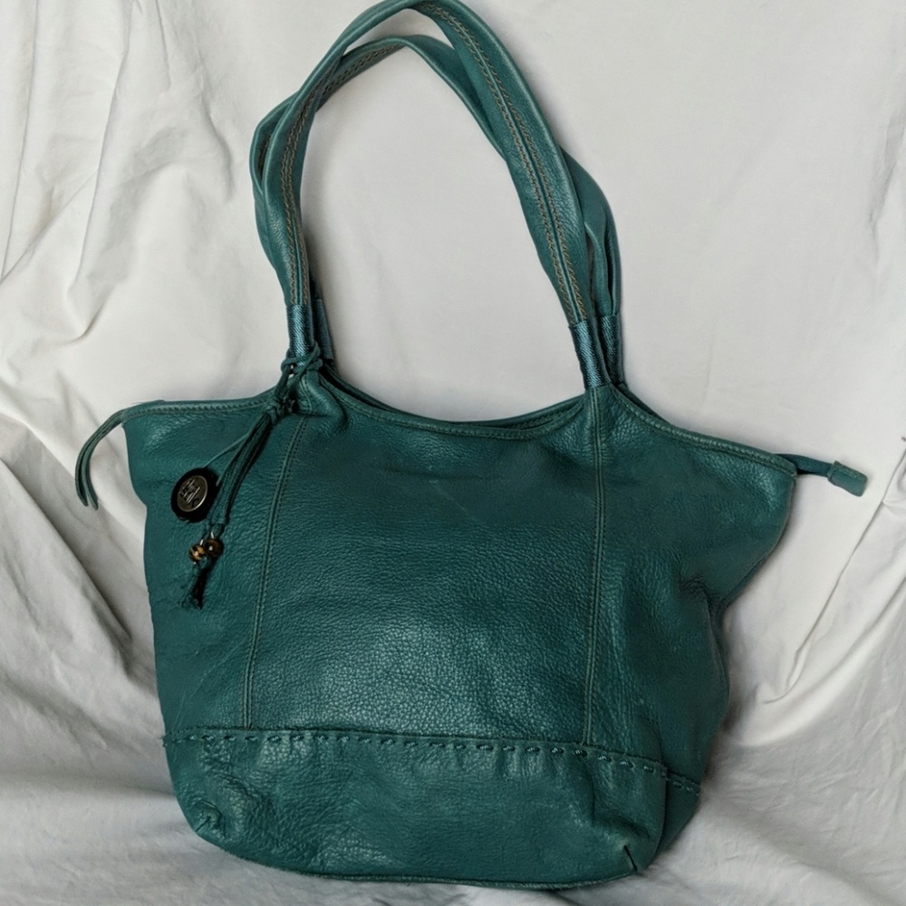 The Sak large teal handbag